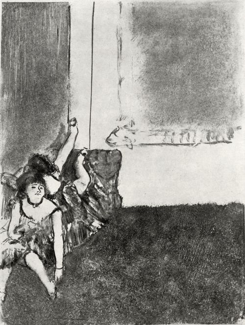 Degas, Edgar Germain Hilaire: Siesta – Bordellszene