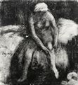 Degas, Edgar Germain Hilaire: Beim Aufstehen
