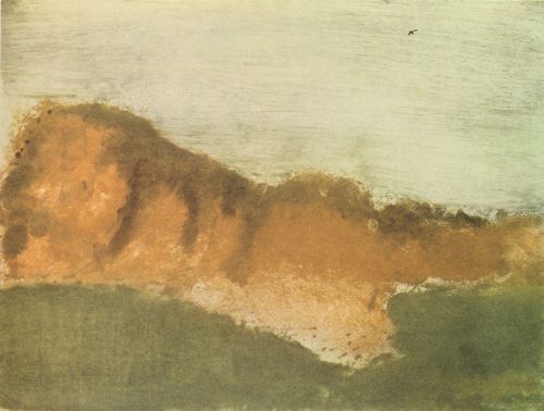 Degas, Edgar Germain Hilaire: Monotypie: Das Cap Hornu in der Nhe von Saint-Valry-sur-Somme