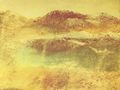 Degas, Edgar Germain Hilaire: Monotypie: Rtliche Landschaft