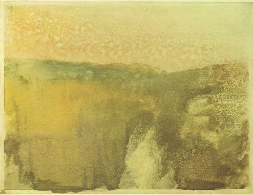 Degas, Edgar Germain Hilaire: Monotypie: Grne Landschaft
