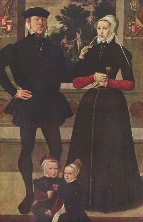 Meister des Antwerpener Familienportrts: Portrt der Familie van Gindertaelen