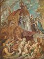 Rubens, Peter Paul: Gemäldezyklus für Maria de' Medici, Königin von Frankreich, Skizze, Szene: Ankunft der Maria von Medici im Hafen von Marseille