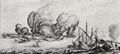 Callot, Jacques: Folge »Landschaften für Giovanni di Medici«, Der große Felsen