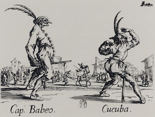 Callot, Jacques: Folge der »Balli di Sfessania«, Capitano Babeo und Cucuba
