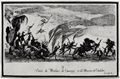 Callot, Jacques: Illustration zu Henri Humberts »Combat  la barrire«, Der Einzug der Herren von Couvonge und von Chalabre