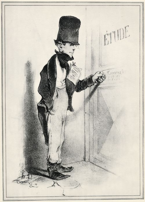 Daumier, Honor: Der Anwaltsstift