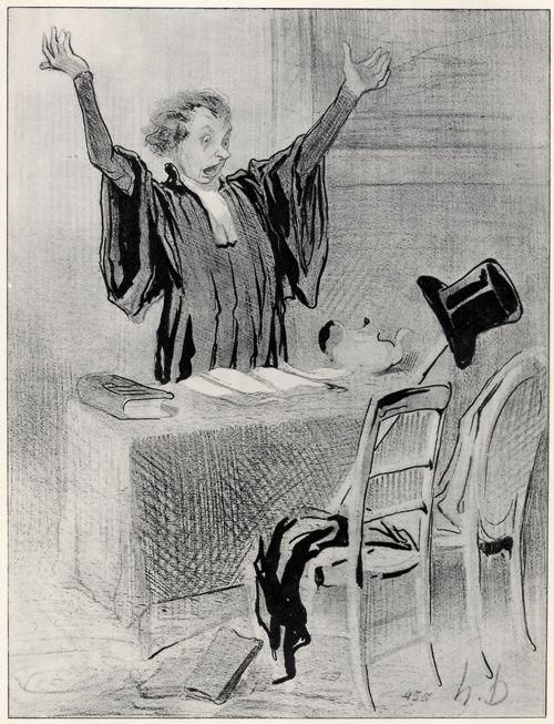 Daumier, Honor: Hoher Gerichtshof!