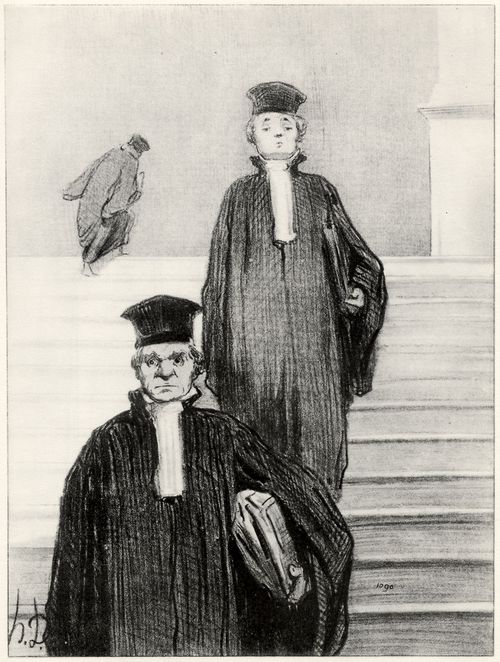 Daumier, Honor: Auf- und Abstieg der Gerechtigkeit