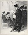Daumier, Honoré: Die Presse zu meinem Plädoyer