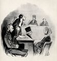 Daumier, Honoré: Ehescheidung: »Ich habe die Schuld der gegnerischen Seite so überzeugend dargelegt, dass uns nur noch der Beweis fehlt.«