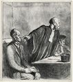 Daumier, Honor: Von seiner Frau betrogen, wiederbetrogen, erzbetrogen