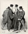 Daumier, Honoré: Erst in zwei Instanzen verloren, – wir gehen ans Reichsgericht.