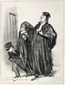 Daumier, Honoré: Sie haben Ihren Prozess verloren, aber meine Rede wird Sie getröstet haben!