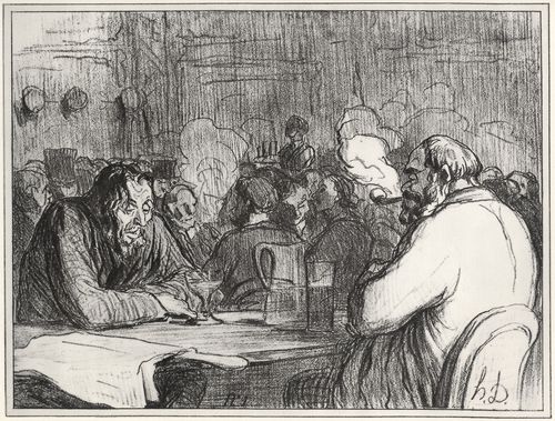 Daumier, Honor: Nur der Schnaps hlt den Menschen zusammen