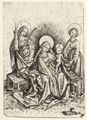 Meister E.S.: Madonna mit zwei Heiligen [1]