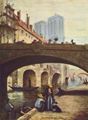 Daumier, Honoré: Der Künstler vor Notre-Dame