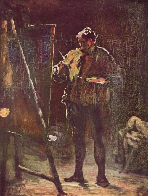 Daumier, Honor: Der Maler vor der Staffelei