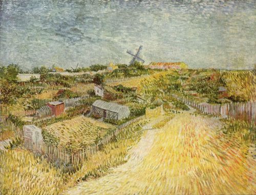 Gogh, Vincent Willem van: Gemsegrten am Montmartre (La Butte Montmartre)