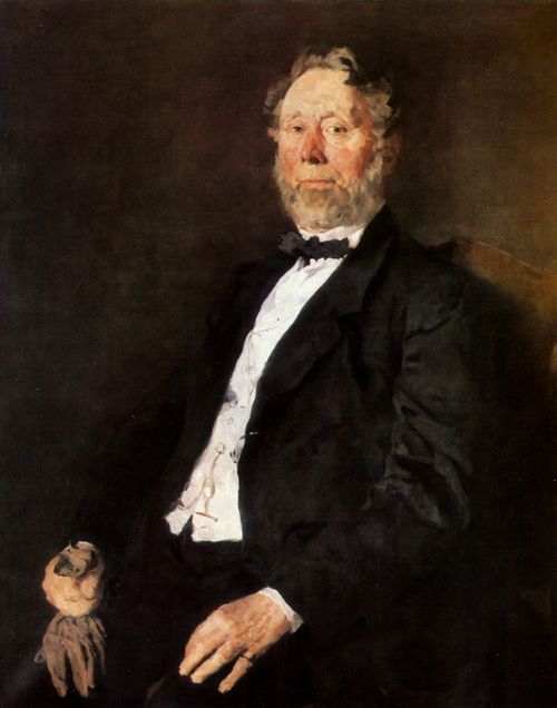 Leibl, Wilhelm Maria Hubertus: Porträt des Johann Heinrich Pallenberg