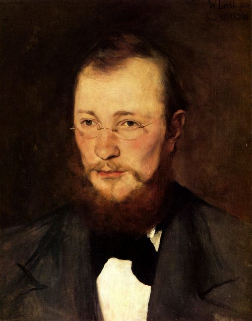 Leibl, Wilhelm Maria Hubertus: Porträt des Dr. med. Friedrich Rauert