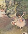Degas, Edgar Germain Hilaire: Tnzerin mit Blumenstrau (Der Star des Balletts)