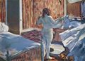 Degas, Edgar Germain Hilaire: Frau bei der Toilette