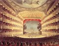 Rowlandson, Thomas: Der Mikrokosmos von London (London als Miniatur): Die Oper