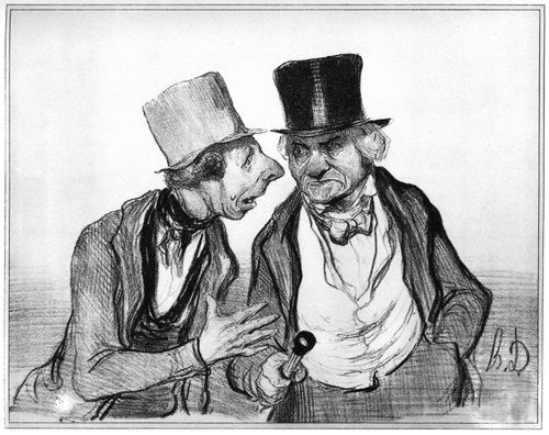 Daumier, Honor: Pariser Typen: »Mein Herr, Ihr edles Gesicht flt mir Vertrauen ein...«