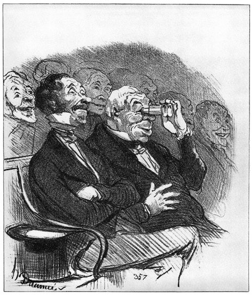 Daumier, Honor: Die Pariser im Jahre 1852: Neuer Mantel, Modell: »Heldendarsteller«