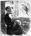 Daumier, Honoré: Die Pariser im Jahre 1852: »Gehn wir noch nicht« - »Gleich beißt einer an!«