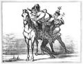 Daumier, Honoré: Aktuelles: Der General steigt zu Pferd
