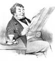 Daumier, Honoré: Die Schauspieler der Gesellschaft: »Endlich hat die Zeitung mein ›Sehr gut‹ ausführlich gebracht...«