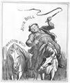 Daumier, Honoré: Aktuelles: John Bull vertauscht das einäugige Pferd gegen ein blindes