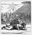 Daumier, Honoré: Aktuelles: Die Kunststücke des deutschen Herkules: Erhebt er sich Erhebt er sich nicht