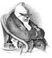 Daumier, Honoré: Aktuelles: Personifikation der reaktionären Zeitung