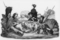 Daumier, Honoré: Louis-Philippe bei der Schafschur