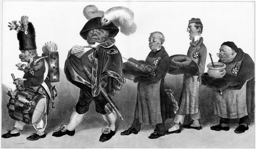 Daumier, Honor: Einzug des Marschalls Lobau in die Pairskammer