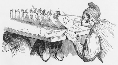 Daumier, Honor: Knige Europas, seid auf der Hut; der Monat Juli tut euch nicht gut
