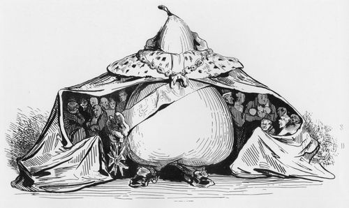 Daumier, Honor: Die Schutzmantelbirne