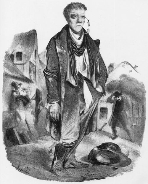 Daumier, Honor: Der Trinker