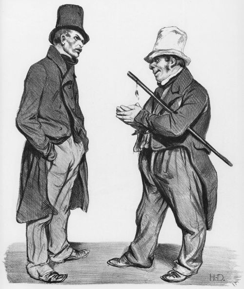 Daumier, Honor: Zwei Rentner