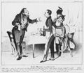 Daumier, Honoré: Robert Macaire: Robert Macaire im Restaurant