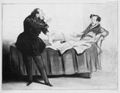 Daumier, Honoré: Robert Macaire: Robert Macaire als Journalist