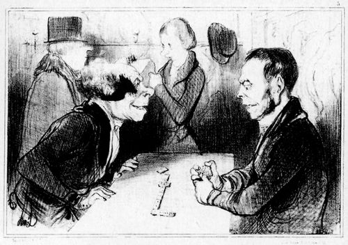 Daumier, Honor: Pariser Typen: Domino