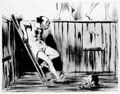 Daumier, Honoré: Die Badenden: Los, springen Sie, Vater Goutot, das ist eine richtige Waschbrühe!