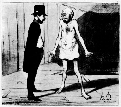 Daumier, Honor: Die Badenden: Bekenntnis