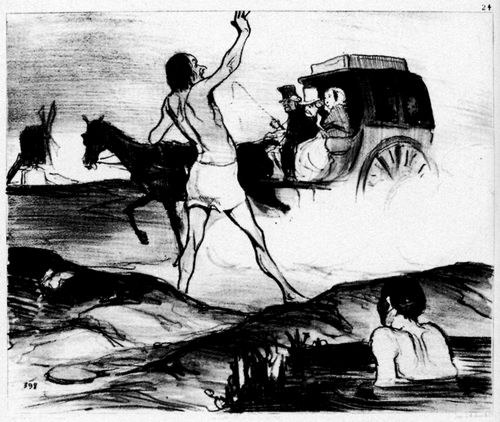 Daumier, Honor: Die Badenden: Ein Spa