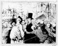 Daumier, Honoré: Reise durch China: Die Landung