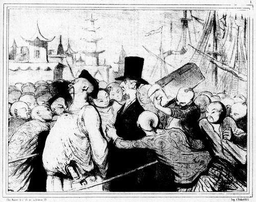Daumier, Honor: Reise durch China: Die Landung